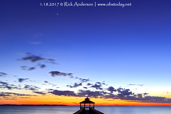 Winter Afterglow over Kitty Hawk Bay
