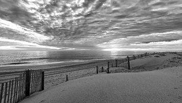 Stratocumulus Clouds at sunrise on the Outer Banks